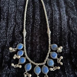 Lapis and Silver Necklace